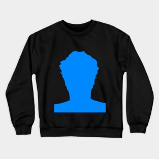 Silhouette of Man's Head Crewneck Sweatshirt